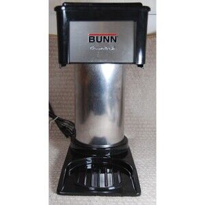 BUNN BX-B 10 Cup Coffee Maker Black and Stainless Brewer Working No Carafe